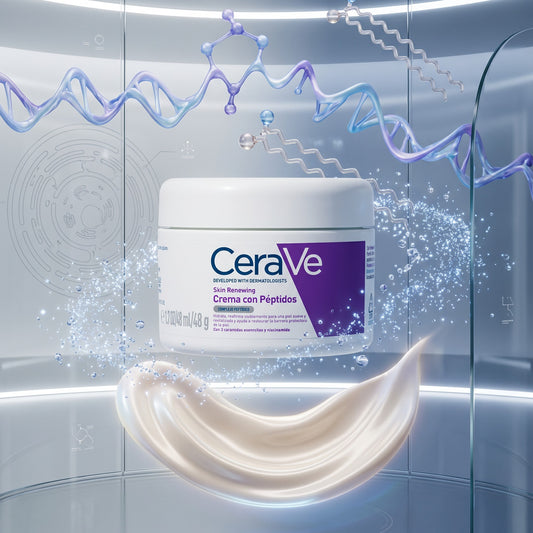 CeraVe Crema de Noche Renovadora 48g | Péptidos + Ceramidas Anti-Edad