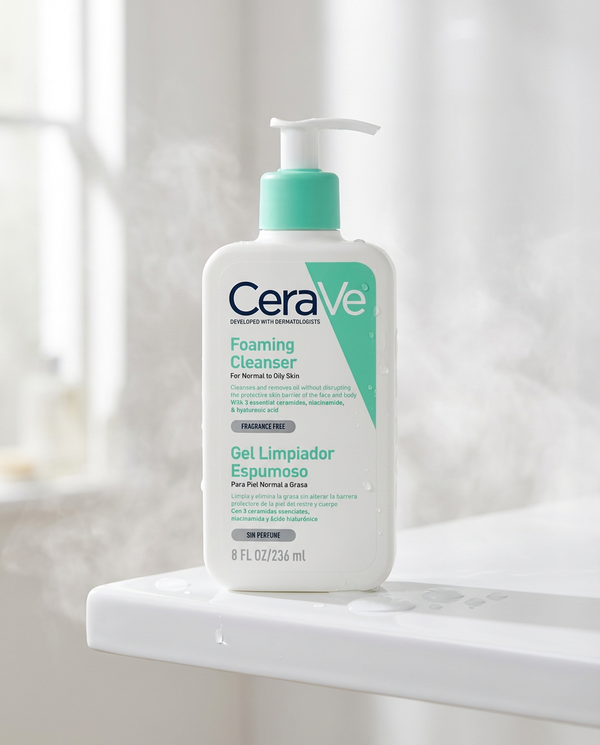 Gel Limpiador Cerave Espumoso Piel Normal A Grasa 236 Ml, FolksSkin
