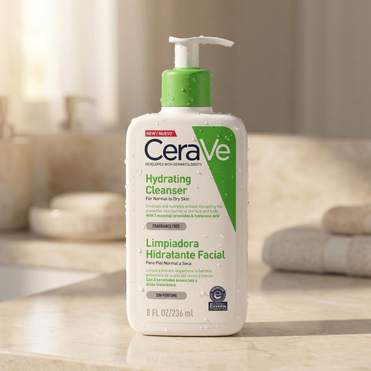 CeraVe Limpiador Hidratante Facial 236ml | Limpia Sin Resecar la Piel
