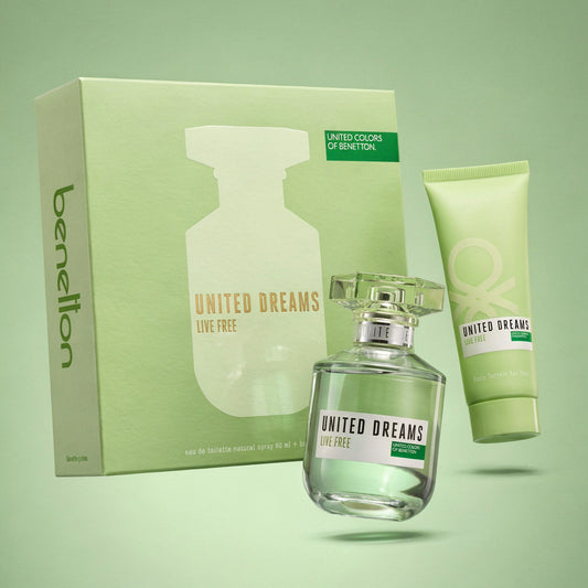 Perfume Benetton United Dreams Live Free EDT 80 ML + REGALO