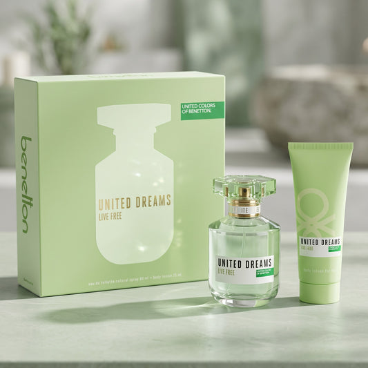 Perfume Benetton United Dreams Live Free EDT 80 ML + REGALO